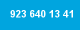 923 640 13 41 923 640 13 41